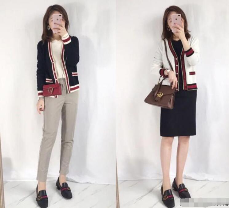 小香风外套 半裙 乐福鞋